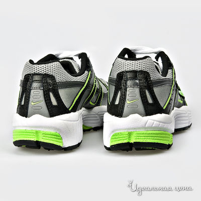 Кроссовки Nike детские, цвет серый / салатовый