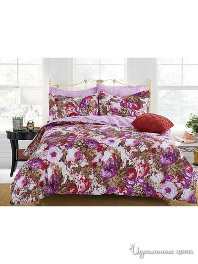 Комплект постельного белья, 1,5-спальный Cleo, цвет мультиколор