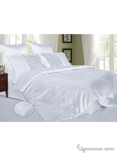 Комплект постельного белья, 2-спальный Cleo, цвет белый