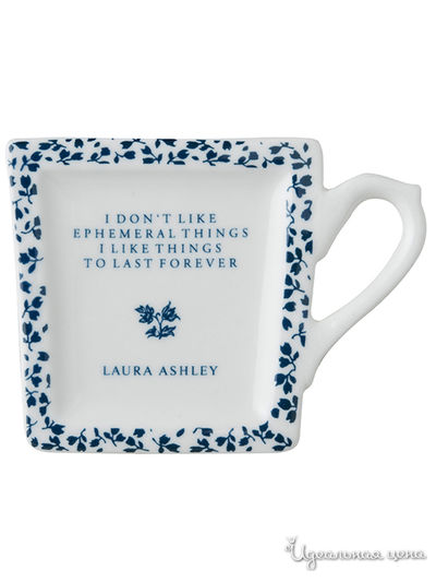 Подставка для чайных пакетиков Laura Ashley, цвет белый, синий
