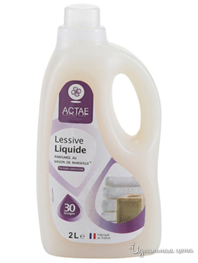 Жидкость для стирки с ароматом марсельского мыла ACTAE, 2 л, Saraya