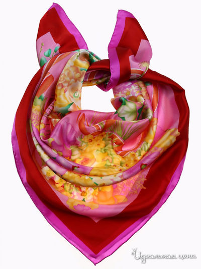 Платок, 90*90 см Venera, цвет мультиколор