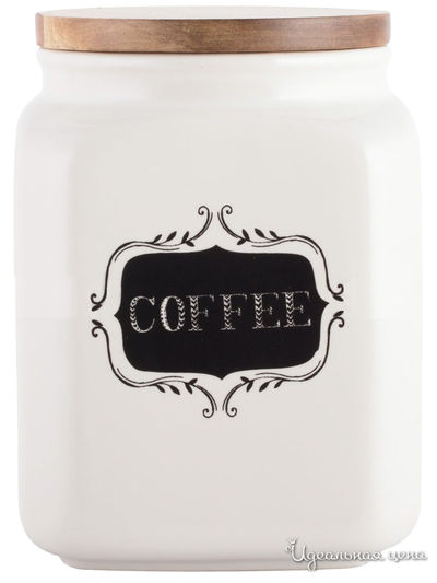 Емкость для хранения кофе Kitchen Craft, цвет бежевый, черный
