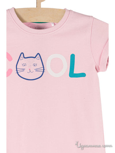 Комплект: футболка, лосины 5.10.15 для девочки, цвет розовый