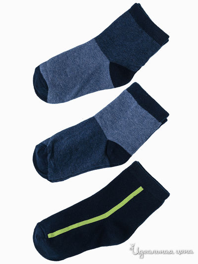 Комплект носков, 3 пары 5.10.15, цвет мультиколор
