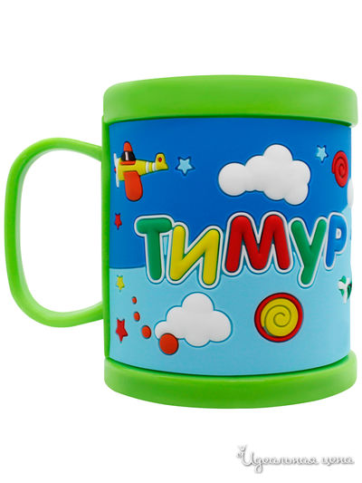 Детская кружка 3D с именем "Тимур", 300 мл Be Happy, цвет мультиколор