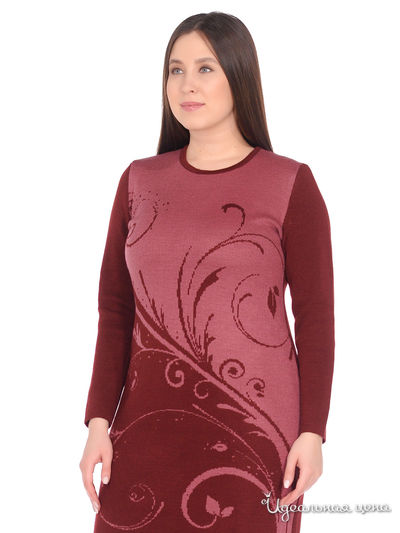 Платье Veronika Style, цвет бордовый