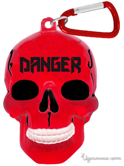 Брелок для ключей "Danger" Be Happy, цвет красный