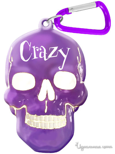 Брелок для ключей "Crazy" Be Happy, цвет фиолетовый