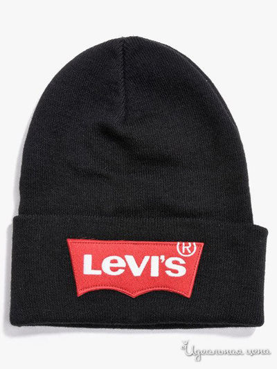 Шапка Levi's, цвет черный