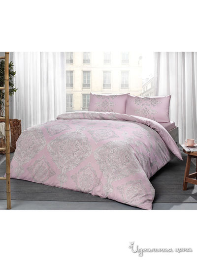 Комплект постельного белья, 1,5-спальный TAC, цвет розовый