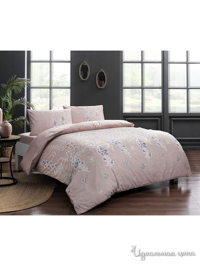 Комплект постельного белья, 1,5-спальный TAC, цвет розовый