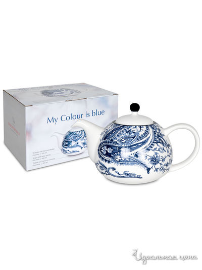Чайник заварочный, 850 мл Waechtersbach, цвет синий, белый