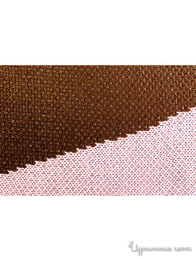Плед, 145*200 см Veronika Style, цвет коричневый, розовый