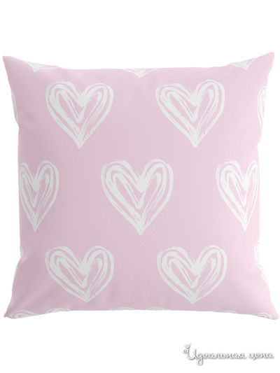Подушка декоративная, 40*40 см Сирень, цвет розовый