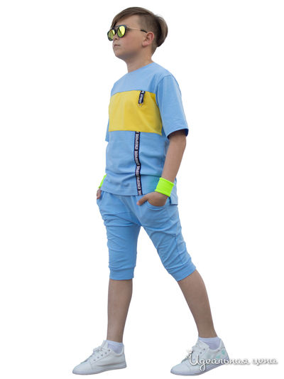 Футболка iRMi для мальчика, цвет светло-голубой