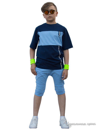 Футболка iRMi для мальчика, цвет синий