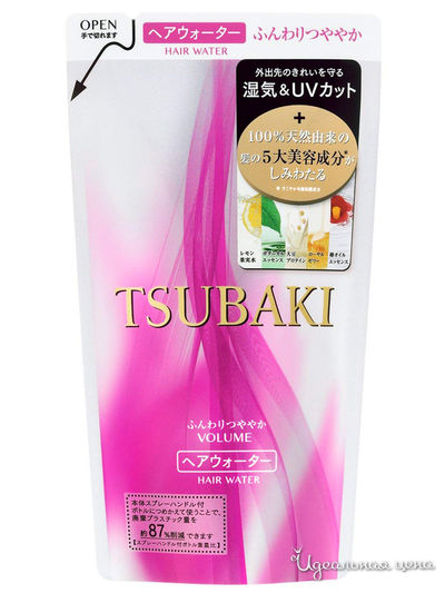 Спрей для придания объема волосам с маслом камелии и защитой от термического воздействия (мягкая упаковка), 200 мл, Shiseido