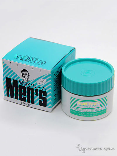 Крем после бритья увлажняющий для сухой и чувствительной кожи с хлорофиллом Men&#039;s, 60 г, Utena