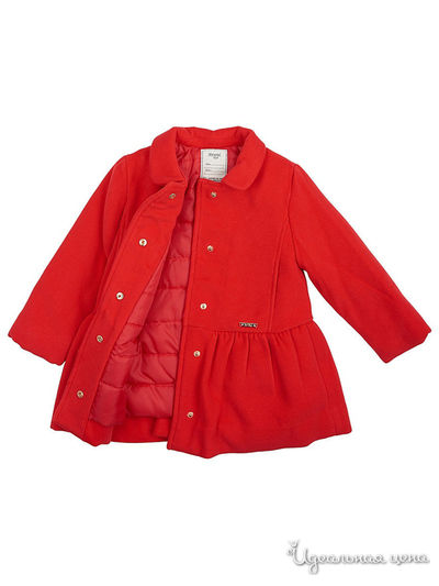Пальто Mayoral для девочки, цвет красный