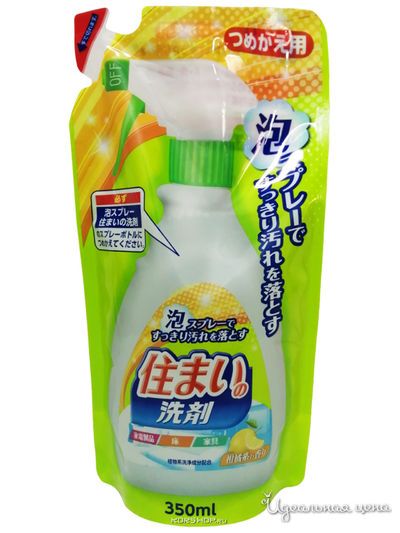 Средство Чистящее средство для мебели, электроприборов и пола, запасной блок, 350 мл, Nihon Detergent