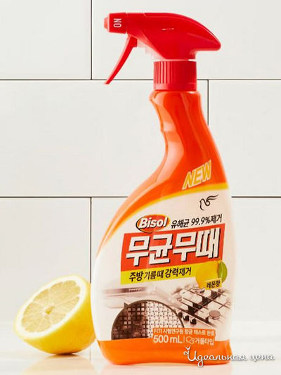 Чистящее средство для кухни с ароматом лимона и лайма, 500 мл, Pigeon