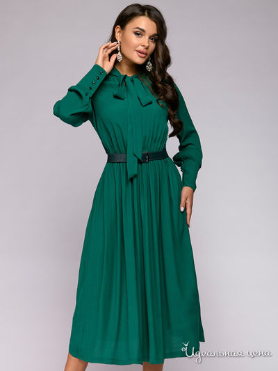 Платье D&amp;M by 1001DRESS, цвет Зеленый