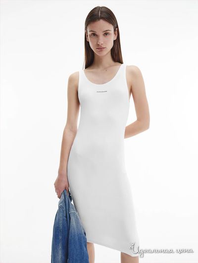 Платье Calvin Klein, цвет белый
