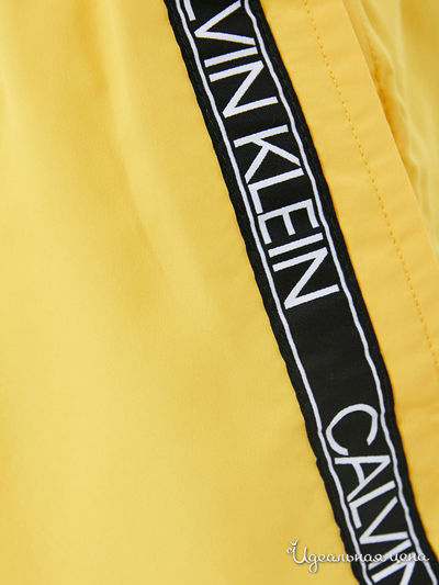 Шорты плавательные Calvin Klein, цвет желто-оранжевый