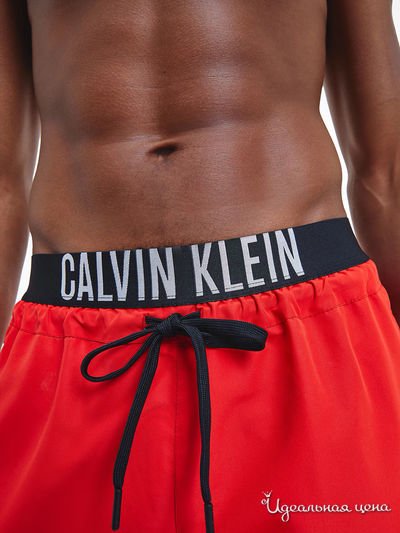 Шорты плавательные Calvin Klein, цвет красный