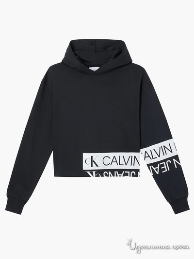 Худи Calvin Klein, цвет черный