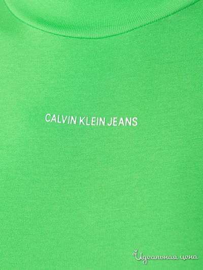 Лонгслив Calvin Klein, цвет зеленый