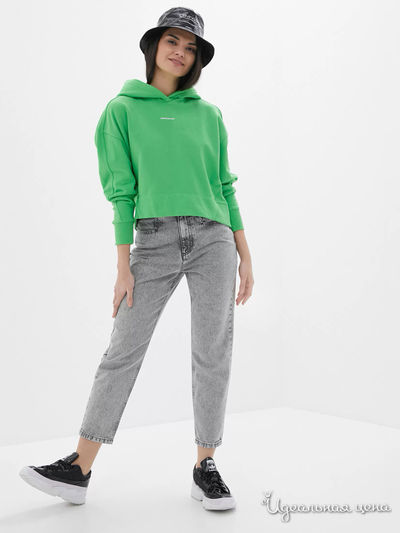 Худи Calvin Klein, цвет зеленый
