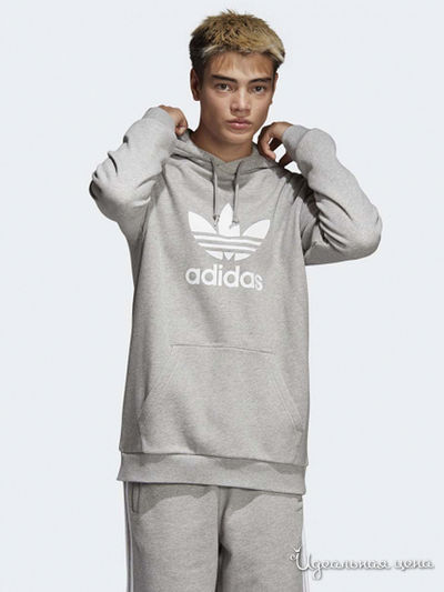 Толстовка Adidas, цвет серый