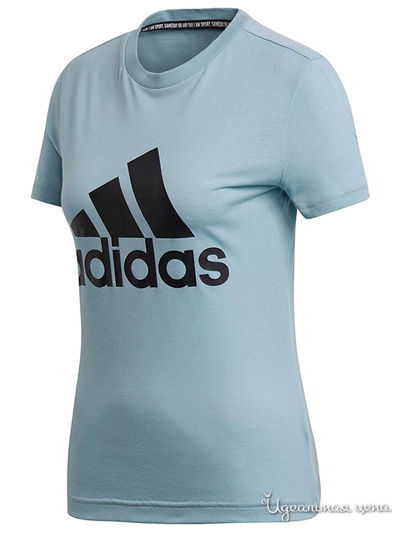 Футболка Adidas, цвет голубой