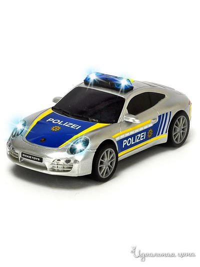 Полицейская машинка фрикционная 3 вида, 15 см свет звук DICKIE, цвет в ассортименте