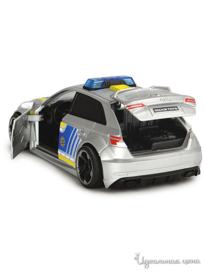 Полицейская машинка Audi RS3 фрикционная, 15 см свет звук DICKIE