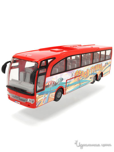 Туристический автобус фрикционный, 30 см DICKIE, цвет красный