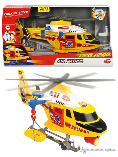 Спасательный вертолет, 41 см свет звук DICKIE