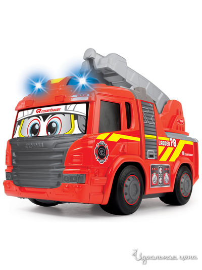 Пожарная машина Happy моторизированная, 25 см свет звук DICKIE
