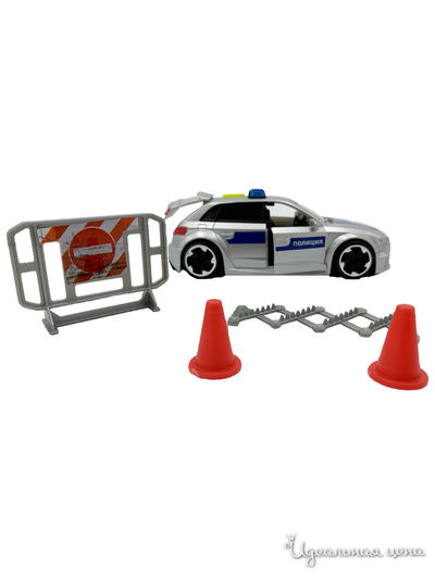Полицейская машинка Audi RS3 фрикционная, 15 см свет звук DICKIE