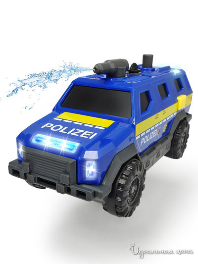 Машинка полицейский внедорожник, 18 см свет звук, водяной насос Dickie Toys 3713009 DICKIE