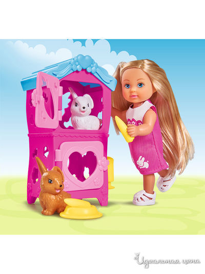 Кукла Еви 12 см с кроликами Simba