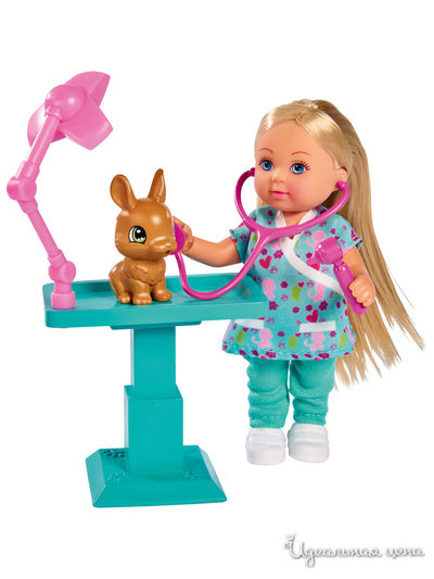 Кукла Еви 12 см Набор  Доктор в клинике Simba