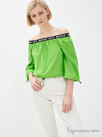 Блуза Baon, цвет зеленый