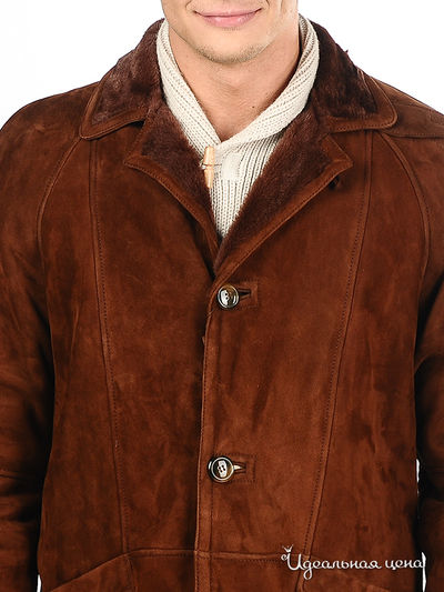 Дубленка Sandro Ferrone&amp;Suprem мужская, цвет коричневый