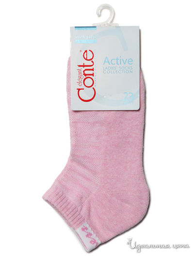 Носки CONTE, цвет светло-розовый