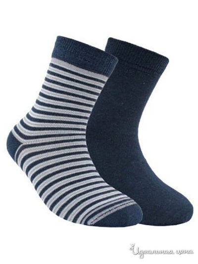 Носки ESLI, цвет темно-синий-серый