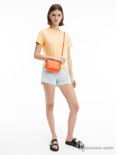 Сумка Calvin Klein, цвет оранжевый