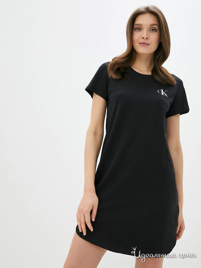 Ночная сорочка Calvin Klein, цвет черный
